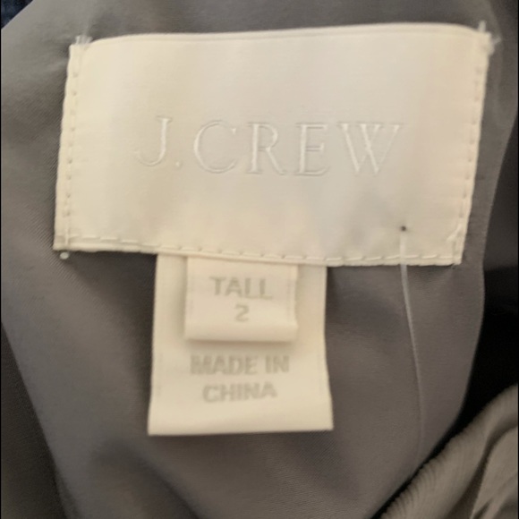 J. Crew Gray Dress Size 2 Tall New With Tags - Picture 3 of 3